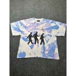 Mens T Shirt Genesis Tour 1992 Tie Dye Graphic Concert Tee, Size XL